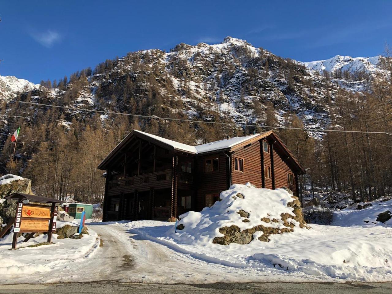 Отель Chalet Rosa Dei Monti Valprato Soana Экстерьер фото